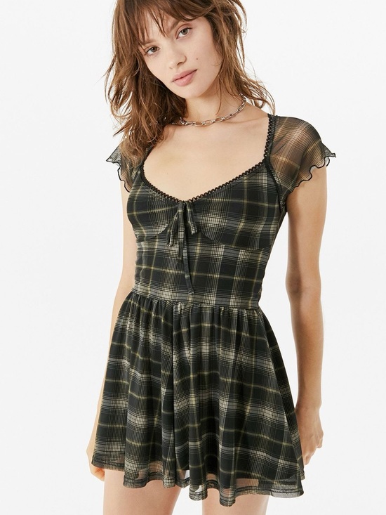 Urban Outfitters Pants - Urban Outfitters Plaid Romper